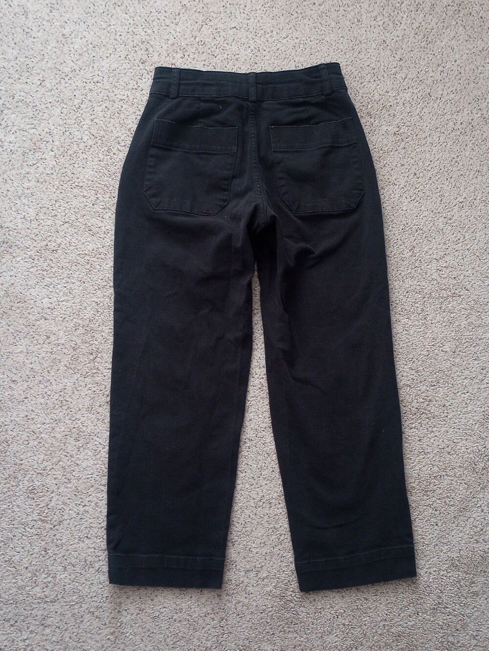 Everlane Black Pants Size 6 Organic Cotton